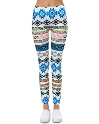 Just One The Tribal Fusion Leggings In Multi