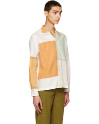 Bode Multicolor Patchwork Napkin Shirt