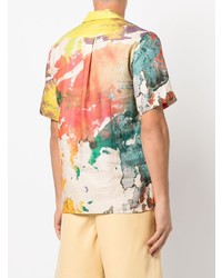Vilebrequin Colour Block Linen Shirt