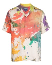 Vilebrequin Colour Block Linen Shirt
