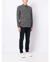 PS Paul Smith Colour Block Square Print Shirt