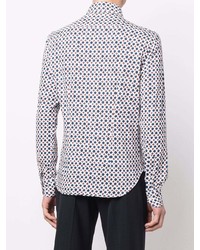 Orian Geometric Pattern Cotton Shirt