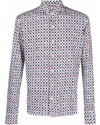 Orian Geometric Pattern Cotton Shirt