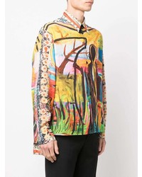 Givenchy Graphic Print Button Up Shirt