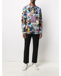 PS Paul Smith Graphic Print Organic Cotton Shirt