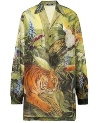Dolce & Gabbana Jungle Print Oversize Shirt