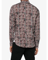 Saint Laurent Silk Batik Print Shirt