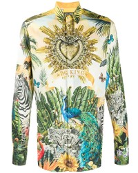 Dolce & Gabbana Superhero King Print Shirt