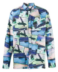The Silted Company Surfer Print Shirt