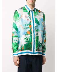 Casablanca Tropical Print Shirt