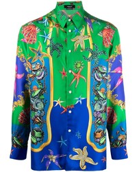 Versace Trsor De La Mer Print Shirt