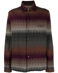 Missoni Zigzag Pattern Long Sleeved Shirt