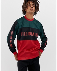 Billionaire Boys Club Mesh Panelled Long Sleeve T Shirt In Green