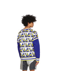 Ahluwalia Multicolor Triangle Knit Sweater