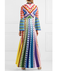 Mary Katrantzou Desmine Pleated Printed Maxi Dress