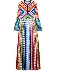Mary Katrantzou Desmine Pleated Printed Maxi Dress