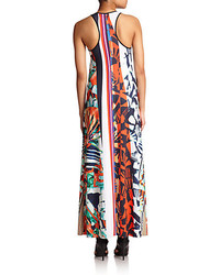 Clover Canyon Ink Strokes Printed Maxi Dress