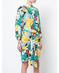 Patbo Tropical Print Draped Dress