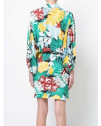 Patbo Tropical Print Draped Dress