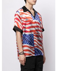 Phipps American Flag Print Shirt