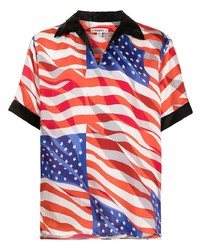 Phipps American Flag Print Shirt