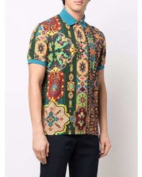 Etro Graphic Print Polo Shirt