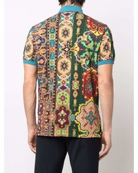 Etro Graphic Print Polo Shirt