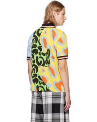 Charles Jeffrey Loverboy Multicolor Fred Perry Edition Animal Patchwork Polo