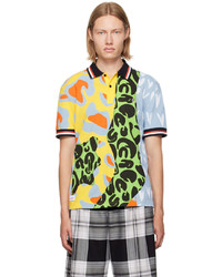 Charles Jeffrey Loverboy Multicolor Fred Perry Edition Animal Patchwork Polo