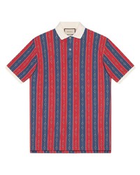 Gucci Oversize Polo With Horsebit Chain Print