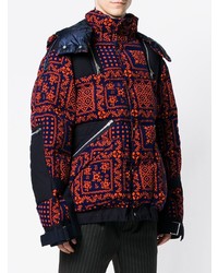 Sacai Patterned Padded Coat