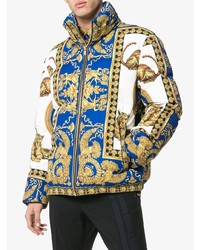 Versace Signature Baroque Feather Down Puffer Jacket