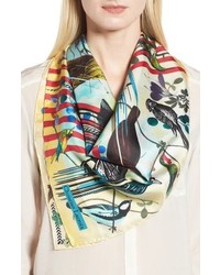 Christian Lacroix Sinfonia Silk Square Scarf