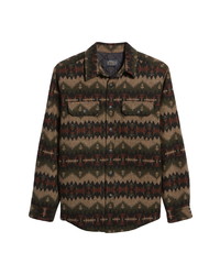 Pendleton Jacquard Wool Shirt Jacket