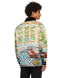 Casablanca Multicolor Dream House Quilted Hunting Jacket