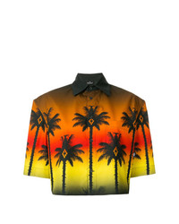Marcelo Burlon County of Milan Cropped Palm Tree Shirt