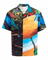 Andersson Bell Abstract Print Cotton Shirt