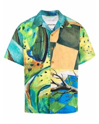 Andersson Bell Abstract Print Cotton Shirt