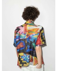 Our Legacy Abstract Print Short Sleeved Shirt