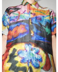 Our Legacy Abstract Print Short Sleeved Shirt