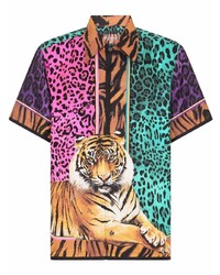 Dolce & Gabbana Animal Print Shirt