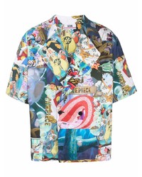 Gcds Anime Print Short Sleeve Shirt