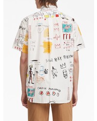 Junya Watanabe Basquiat Print Short Sleeved Shirt