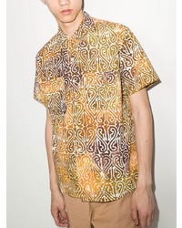 Beams Plus Batik Print Short Sleeved Shirt