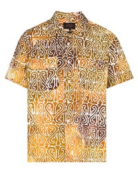 Beams Plus Batik Print Short Sleeved Shirt