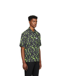 Diesel Black And Green S Atwood Glovy Shirt