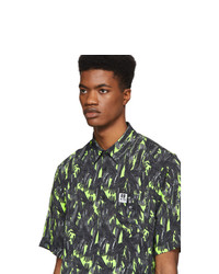 Diesel Black And Green S Atwood Glovy Shirt