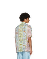 VERSACE JEANS COUTURE Blue And Multicolor Tuileries Shirt