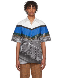 Dries Van Noten Blue Cotton Shirt