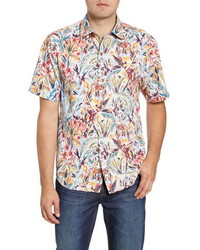 Tommy Bahama Bongo Palms Classic Fit Short Sleeve Button Up Shirt